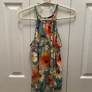 Floral Halter Knit Top - NEVER WORN EXCELLENT CONDITION